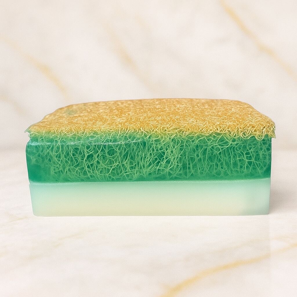 Luffa-Seife mit Ziegenmilch & Ozean-Duft
